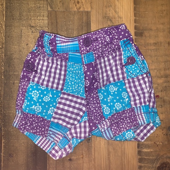3 for $15 / Patchwork girls shorts (6-9 M) - Picture 1 of 2